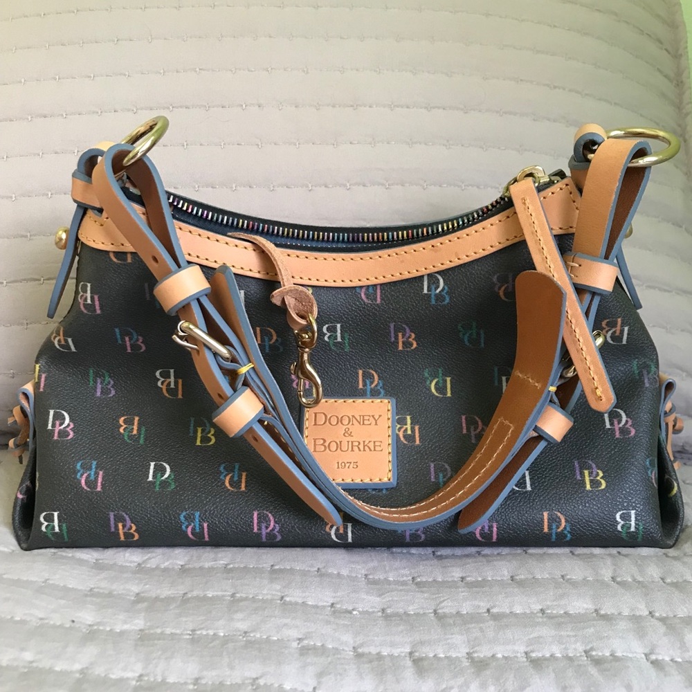🌈Dooney & Bourke Mini East/West Slouch Icon Bag🌈 - Picture 4 of 16